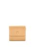 Chanel 100% Leather Tan CC Trifold Flap Wallet Goatskin Small One size - photo 1