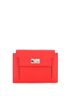 Hermès 100% Leather Red Kelly Pocket Compact Wallet Chevre Mysore One size - photo 1