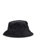 Chanel 100% Denim Black Logo Letters Bucket Hat Embroidered Denim One size - photo 1