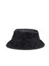 Chanel 100% Denim Black Logo Letters Bucket Hat Embroidered Denim One size - photo 2