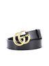 Gucci 100% Leather Black GG Marmont Belt Leather Wide One size - photo 1