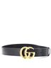 Gucci 100% Leather Black GG Marmont Belt Leather Wide One size - photo 2