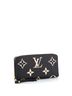 Louis Vuitton 100% Leather Black Zippy Wallet Bicolor Monogram Empreinte Giant One size - photo 3
