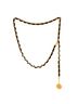 Chanel Black Vintage Medallion Chain Belt Metal and Leather One size - photo 1