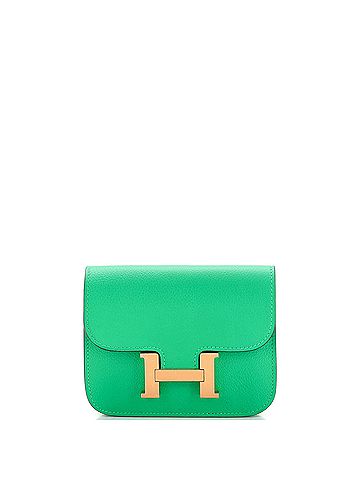 Hermès Constance Slim Wallet Evercolor (view 1)