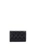 Chanel 100% Leather Black Classic Flap Card Case Quilted Lambskin One size - photo 2