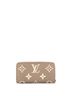 Louis Vuitton 100% Leather Tan Zippy Wallet Bicolor Monogram Empreinte Giant One size - photo 4