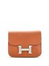 Hermès 100% Leather Brown Constance Slim Wallet Evercolor One size - photo 1