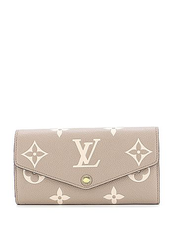 Louis Vuitton Sarah Wallet NM Bicolor Monogram Empreinte Giant (view 1)