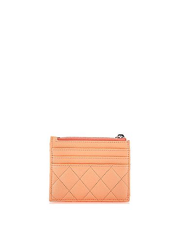 Chanel CC Zip Card Holder Quilted Caviar (view 2)