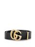 Gucci Black Torchon GG Marmont Belt Leather Wide One size - photo 1