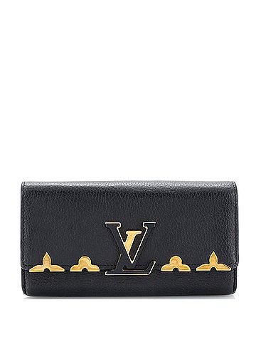 Louis Vuitton Capucines Wallet Leather with Embellished Detail (view 1)
