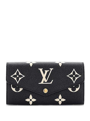 Louis Vuitton Sarah Wallet NM Bicolor Monogram Empreinte Giant (view 1)