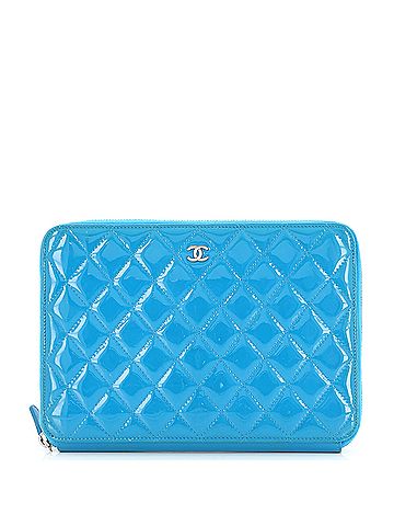 Chanel Travel Organizer Wallet Quilted Patent (view 1)