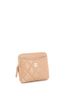Chanel 100% Leather Tan Square Zip Around Card Holder Wallet Quilted Caviar One size - photo 4