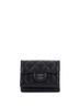 Chanel 100% Leather Black Classic Trifold Flap Wallet Quilted Lambskin Small One size - photo 1