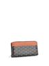 Goyard 100% Leather Black Matignon Zip Wallet Coated Canvas with Leather One size - photo 3