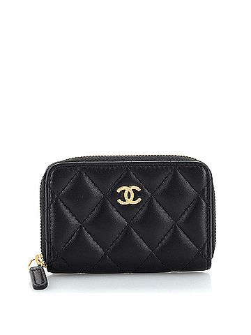Chanel CC Zip Coin Purse Quilted Lambskin Small (view 1)