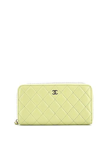 Chanel Zip Around Wallet Quilted Lambskin Long (view 1)