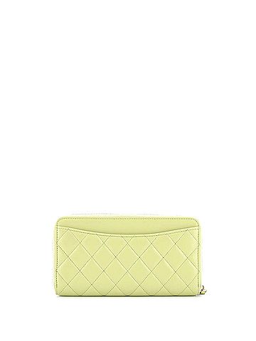 Chanel Zip Around Wallet Quilted Lambskin Long (view 2)