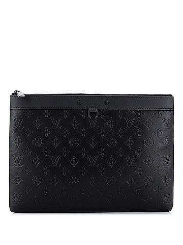 Louis Vuitton Discovery Pochette Monogram Shadow Leather GM (view 1)