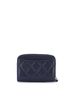 Chanel 100% Leather Blue Coco Casino Zip Coin Purse Quilted Caviar One size - photo 2