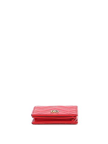 Gucci GG Marmont Card Case Wallet Matelasse Leather (view 2)