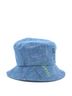 Chanel 100% Denim Blue Denim Mood Bucket Hat Logo Printed Denim One size - photo 1