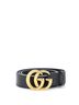 Gucci 100% Leather Black GG Marmont Belt Leather Medium One size - photo 1