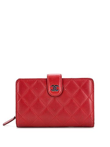 Chanel CC French Wallet Quilted Lambskin (view 1)