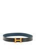 Hermès 100% Leather Black Constance Reversible Belt Leather Wide One size - photo 2