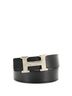 Hermès 100% Leather Black Constance Reversible Belt Leather Wide One size - photo 1