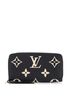 Louis Vuitton 100% Leather Black Zippy Wallet Bicolor Monogram Empreinte Giant One size - photo 1