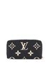 Louis Vuitton 100% Leather Black Zippy Wallet Bicolor Monogram Empreinte Giant One size - photo 4