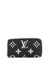 Louis Vuitton 100% Leather Black Zippy Wallet Bicolor Monogram Empreinte Giant One size - photo 1