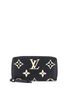 Louis Vuitton 100% Leather Black Zippy Wallet Bicolor Monogram Empreinte Giant One size - photo 1