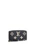 Louis Vuitton 100% Leather Black Zippy Wallet Bicolor Monogram Empreinte Giant One size - photo 3