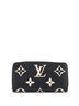 Louis Vuitton 100% Leather Black Zippy Wallet Bicolor Monogram Empreinte Giant One size - photo 1