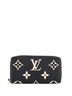 Louis Vuitton 100% Leather Black Zippy Wallet Bicolor Monogram Empreinte Giant One size - photo 1