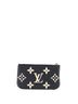 Louis Vuitton 100% Leather Black Key Pouch Bicolor Monogram Empreinte Giant One size - photo 4