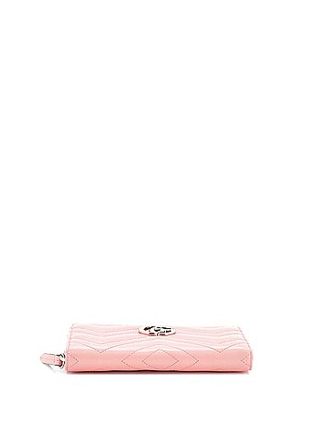 Gucci GG Marmont Zip Around Wallet Matelasse Leather (view 2)