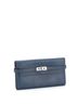 Hermès 100% Leather Blue Kelly Wallet Epsom Long One size - photo 4