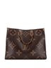Louis Vuitton 100% Coatead Canvas Brown OnTheGo Tote Reverse Monogram Giant GM One size - photo 1