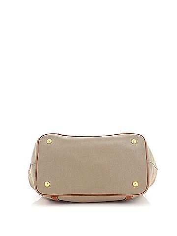 Prada Logo Convertible Tote Canvas with Leather Medium (view 2)