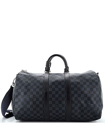 Louis Vuitton Keepall Bandouliere Bag Damier Cobalt 45 (view 1)