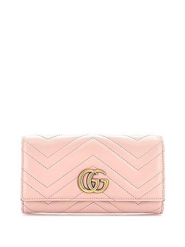 Gucci GG Marmont Continental Wallet Matelasse Leather (view 1)