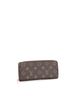 Louis Vuitton 100% Coatead Canvas Brown Clemence Wallet Monogram Canvas One size - photo 3