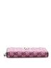 Gucci 100% Canvas Pink GG Marmont Zip Around Wallet Diagonal Quilted GG Canvas Long One size - photo 2