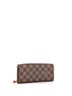 Louis Vuitton 100% Coatead Canvas Brown Clemence Wallet Damier One size - photo 3