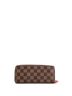 Louis Vuitton 100% Coatead Canvas Brown Clemence Wallet Damier One size - photo 4
